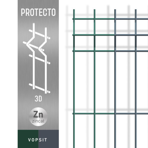 Панель для забора оцинкованная PROTECTO крашенная